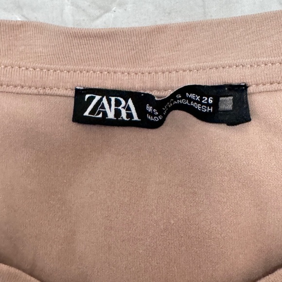 Zara Cream Crop Top in Size Small - Picture 5 of 5